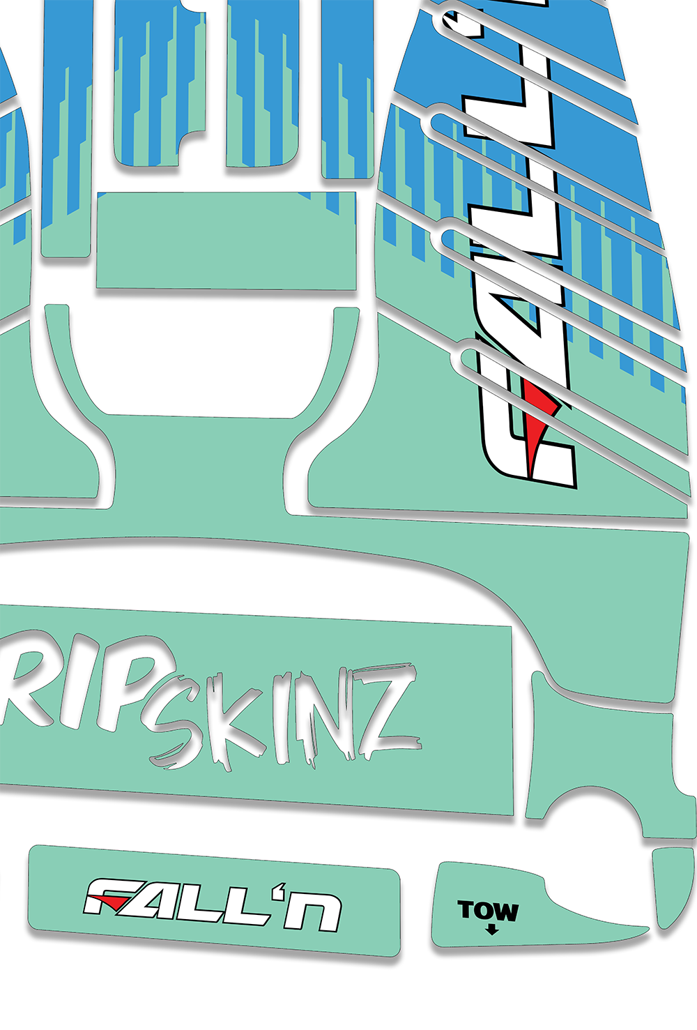 FALL'N LIVERY Graphics Kit - Standard Crazy Cart