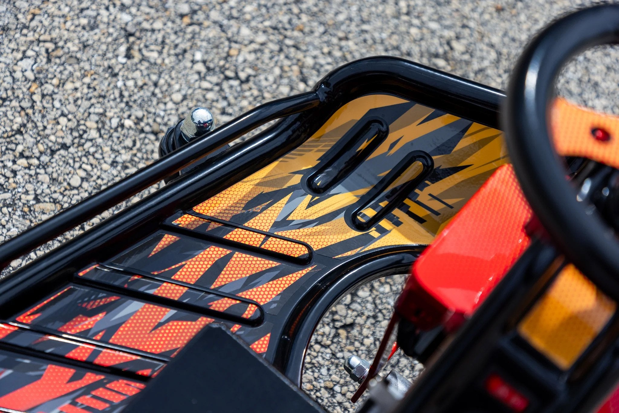 Retro Race Graphics Kit - Standard Crazy Cart