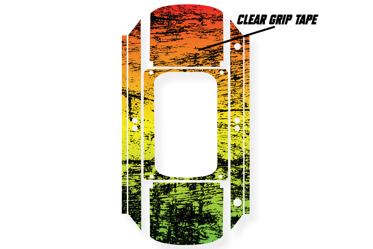 ONE WHEEL PINT - RASTA GRAPHICS KIT
