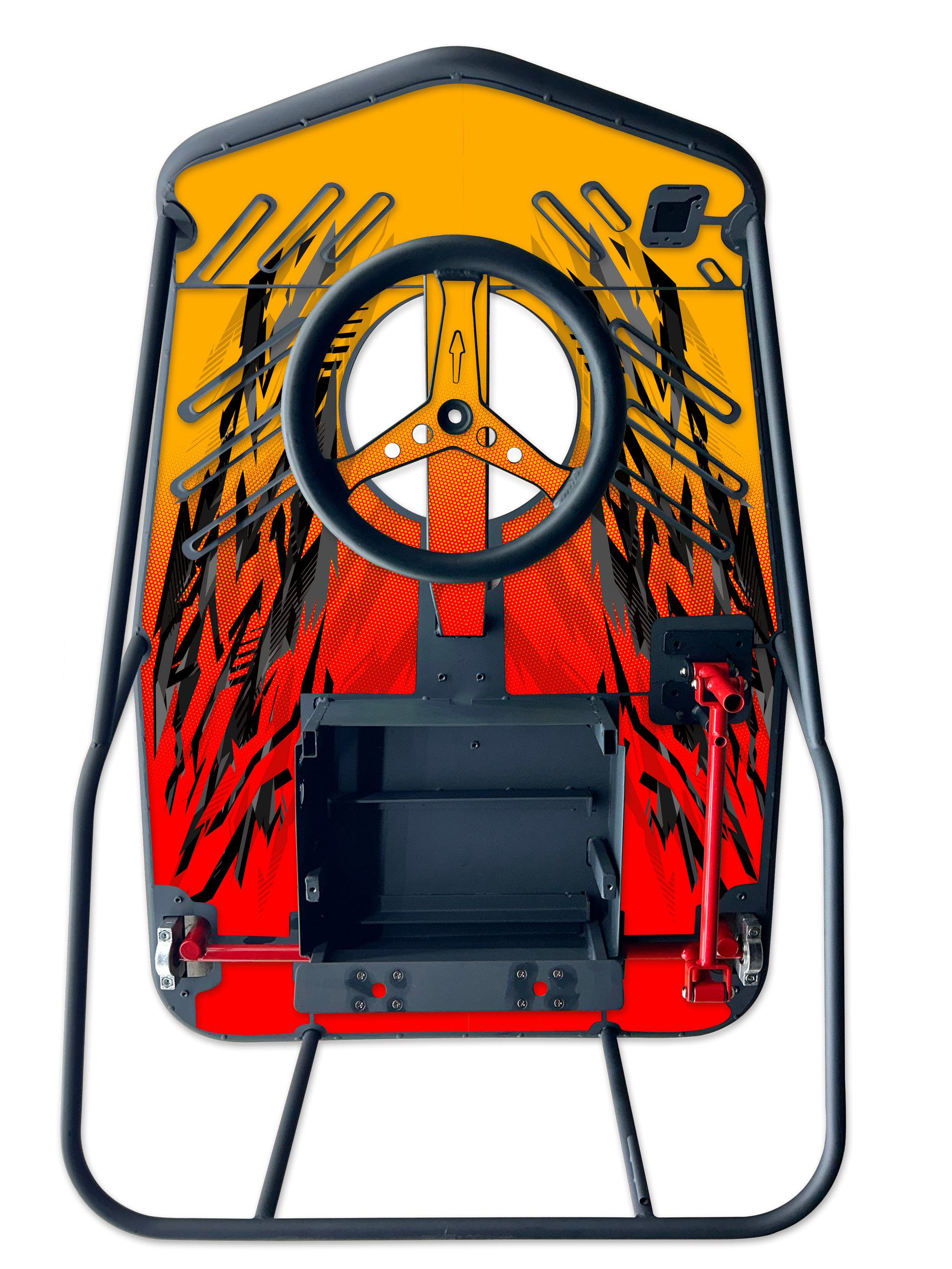 Retro Race Graphics Kit - Crazy Cart XL