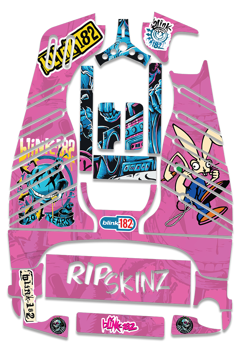 Blink 182 - Standard Crazy Cart Graphics Kit