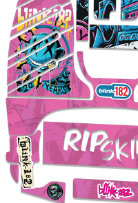 Blink 182 - Standard Crazy Cart Graphics Kit