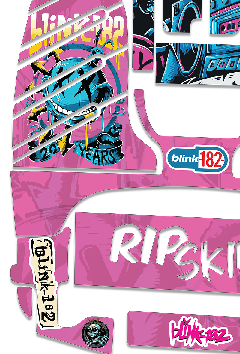 Blink 182 - Standard Crazy Cart Graphics Kit