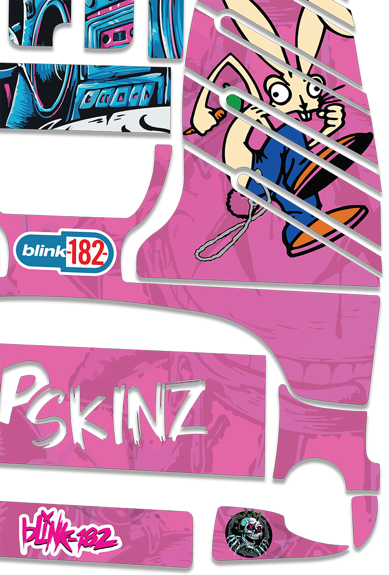 Blink 182 - Standard Crazy Cart Graphics Kit