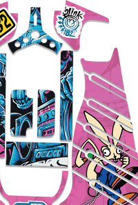 Blink 182 - Standard Crazy Cart Graphics Kit