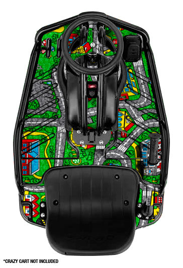 City Play Mat Graphics Kit - Standard Crazy Cart