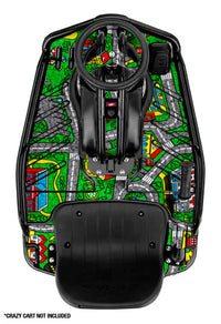 City Play Mat Graphics Kit - Standard Crazy Cart