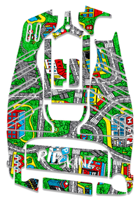 City Play Mat Graphics Kit - Standard Crazy Cart