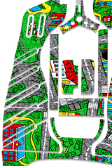 City Play Mat Graphics Kit - Standard Crazy Cart