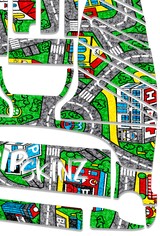 City Play Mat Graphics Kit - Standard Crazy Cart