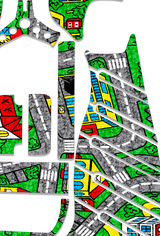 City Play Mat Graphics Kit - Standard Crazy Cart