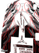 Faded Flame Graphics Kit - Crazy Cart XL