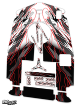 Faded Flame Graphics Kit - Crazy Cart XL