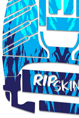 Frozen Drift Graphics Kit - Standard Crazy Cart