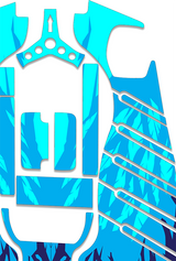 Frozen Drift Graphics Kit - Standard Crazy Cart