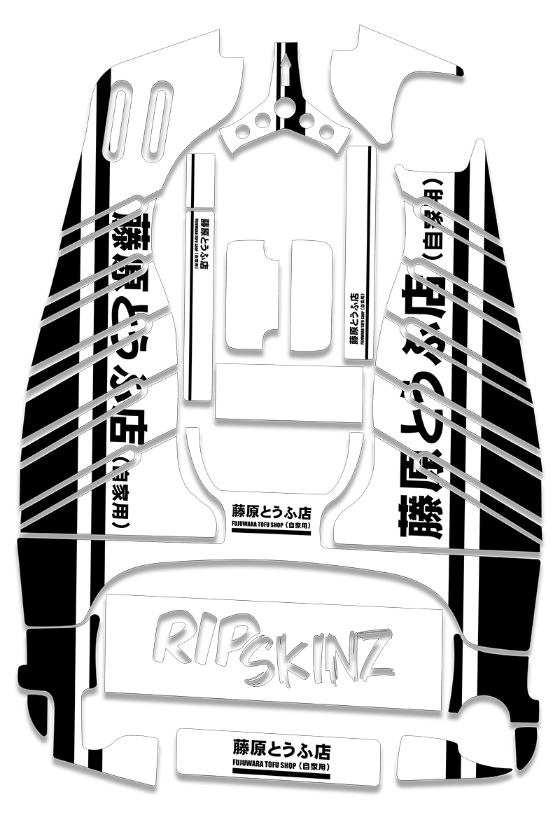 Fujiwara AE86 - Standard Crazy Cart Graphics Kit