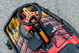 Retro Race Graphics Kit - Standard Crazy Cart