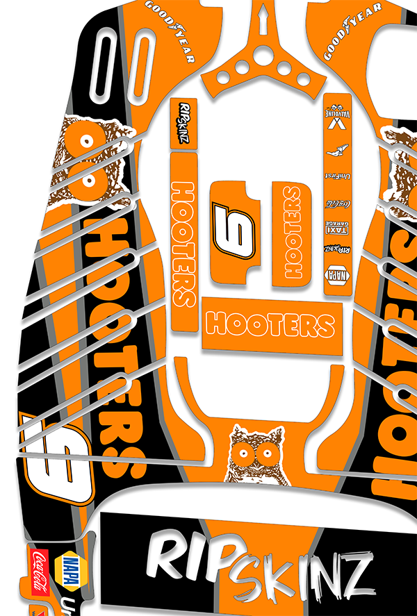 Hooters Graphics Kit - Standard Crazy Cart