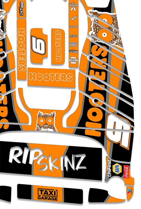 Hooters Graphics Kit - Standard Crazy Cart