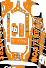 Hooters Graphics Kit - Standard Crazy Cart