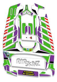 To Infinity! - Standard Crazy Cart Graphics Kit
