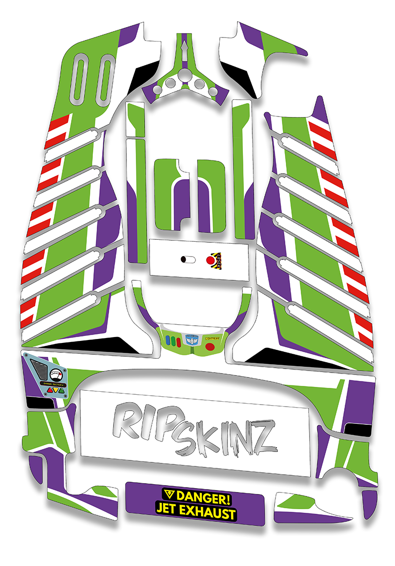To Infinity! - Standard Crazy Cart Graphics Kit