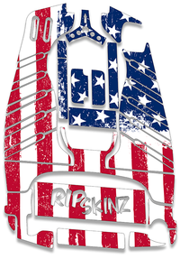 Ripskinz Shred White & Blue