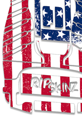Ripskinz Shred White & Blue