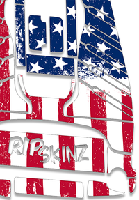 Ripskinz Shred White & Blue