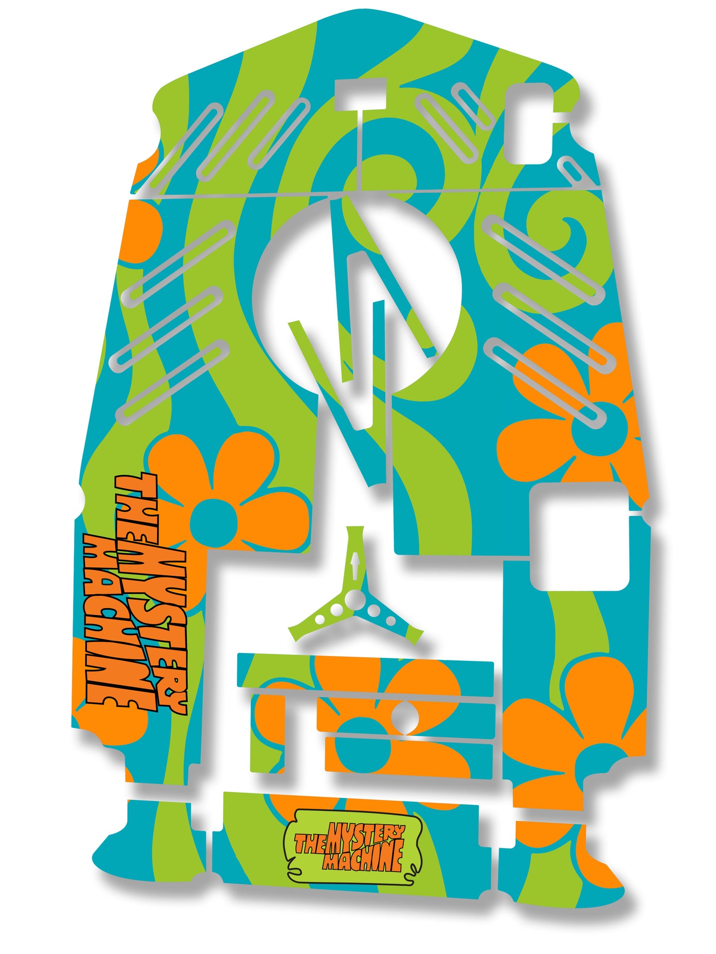 Mystery Machine Graphics Kit - Crazy Cart XL