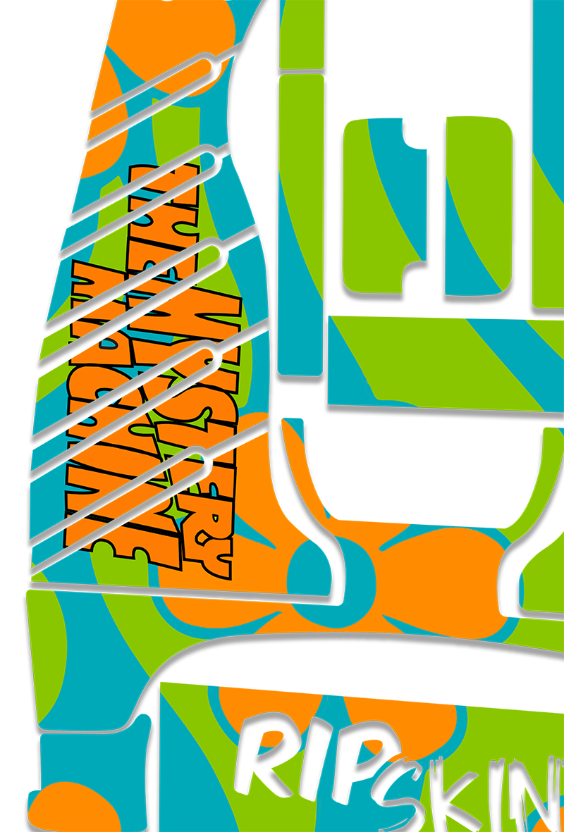 Mystery Machine - Standard Crazy Cart Graphics Kit