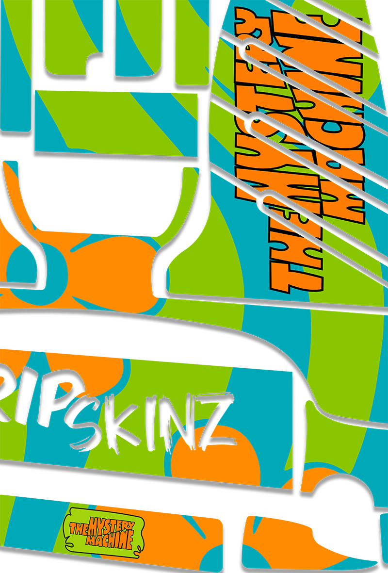 Mystery Machine - Standard Crazy Cart Graphics Kit