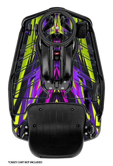 Neon Drift Graphics Kit - Standard Crazy Cart