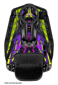 Neon Drift Graphics Kit - Standard Crazy Cart