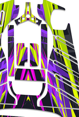 Neon Drift Graphics Kit - Standard Crazy Cart