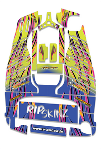 Retro Drift Livery Graphics Kit - Standard Crazy Cart