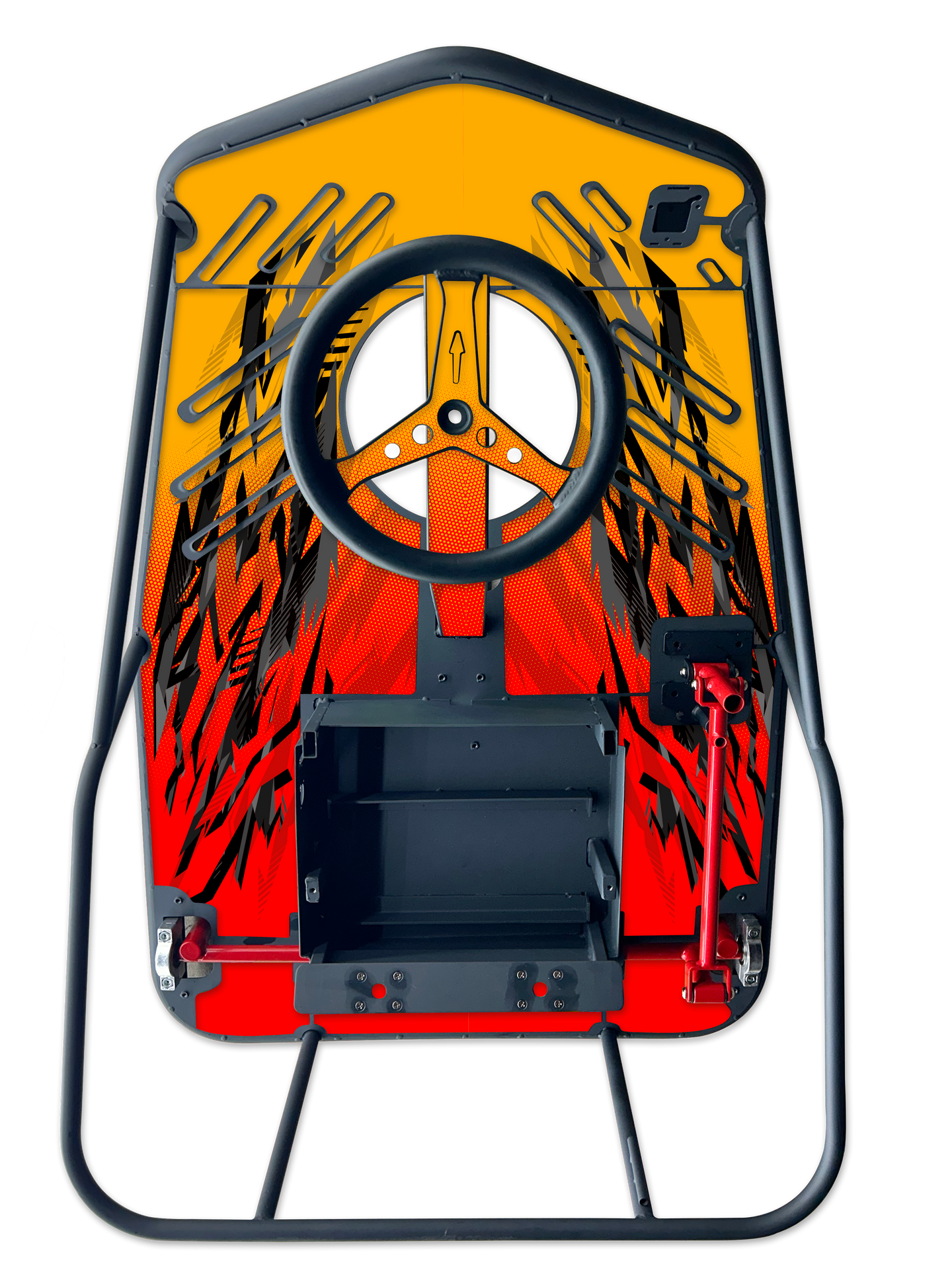 Retro Race Graphics Kit - Crazy Cart XL