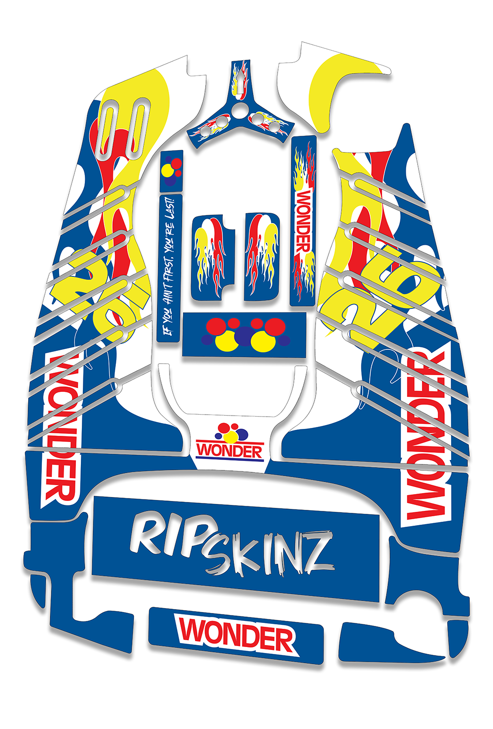 Ricky Bobby Jr. - Standard Crazy Cart Graphics Kit