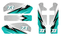 Teal Deal Graphics Kit - SUPER73 S2 | Hooniskins