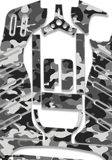 Snow Camo Graphics Kit - Standard Crazy Cart