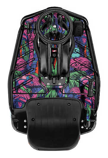 Flamingo Graphics Kit - Standard Crazy Cart