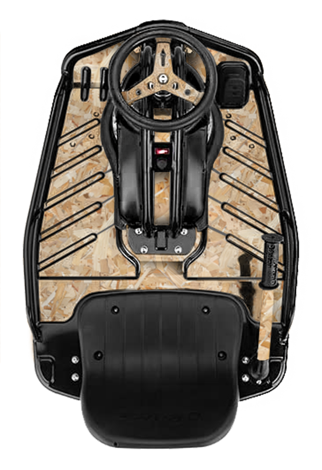 Woodgrain Graphics Kit - Standard Crazy Cart