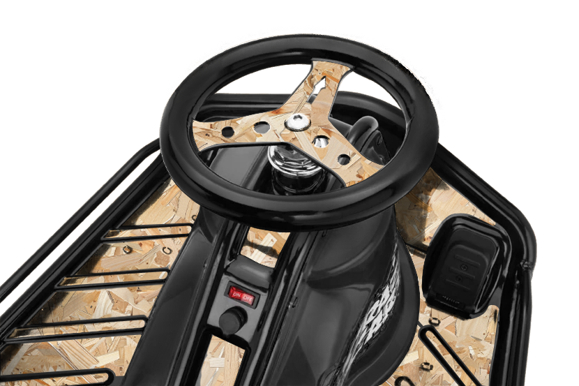 Woodgrain Graphics Kit - Standard Crazy Cart