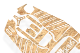 Woodgrain Graphics Kit - Standard Crazy Cart