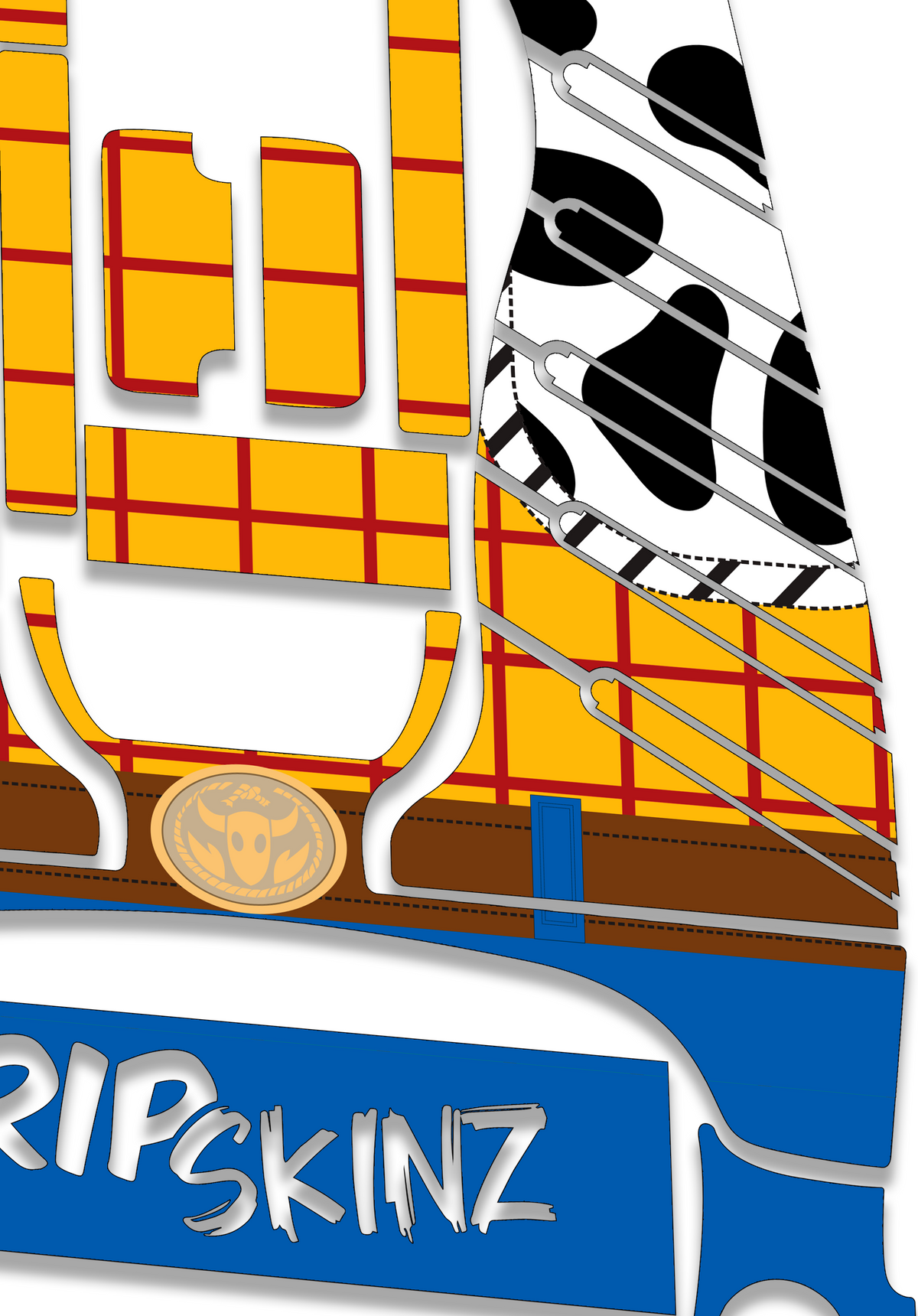 Wild West - Standard Crazy Cart Graphics Kit