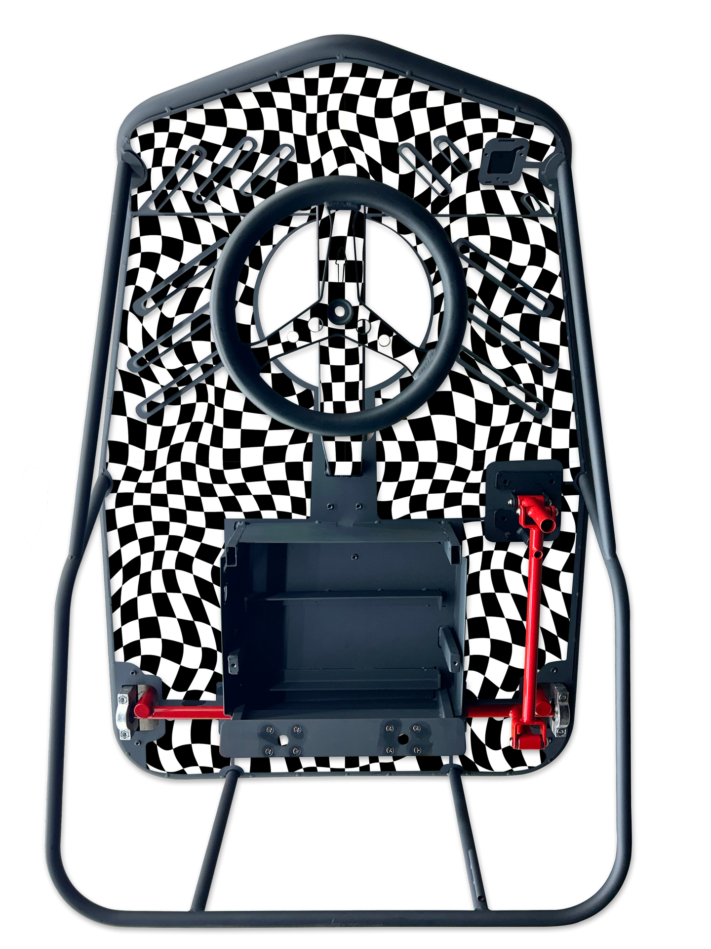Trippy Checker Graphics Kit - Crazy Cart XL