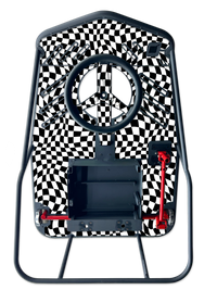 Trippy Checker Graphics Kit - Crazy Cart XL