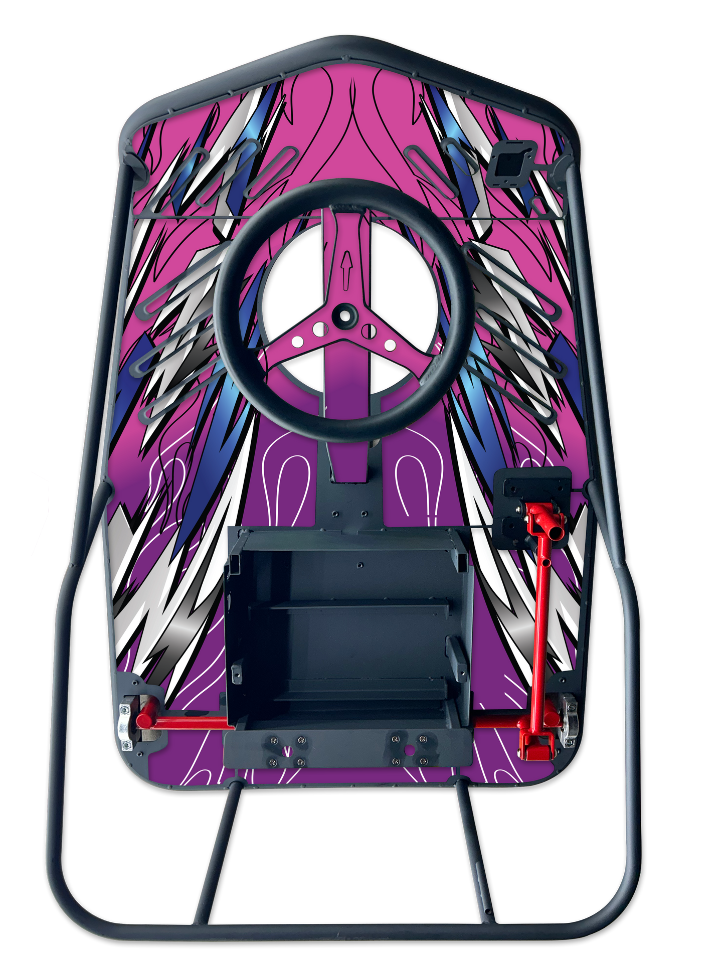 Electric Purple Drift Graphics Kit - Crazy Cart XL