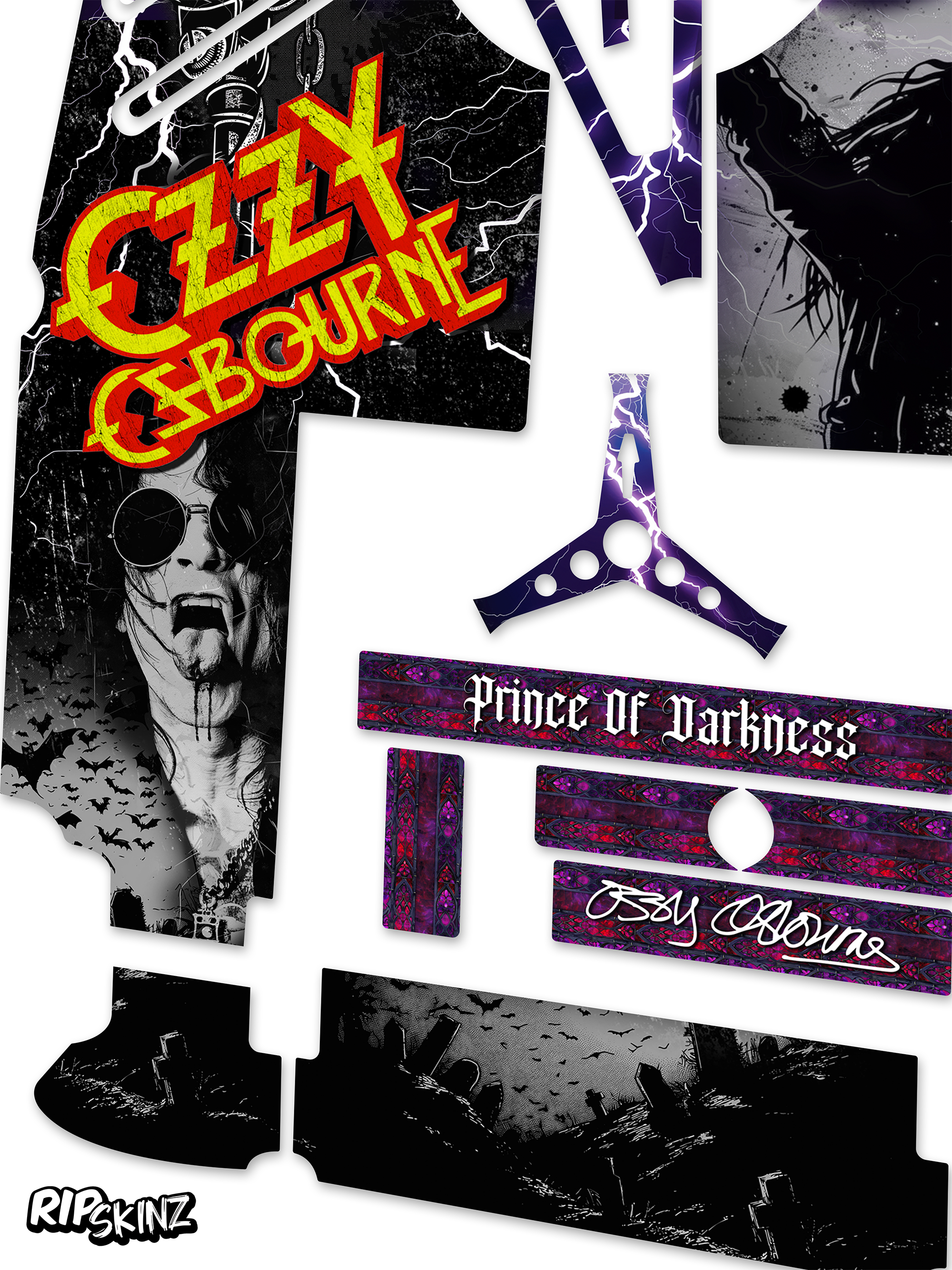 Prince Of Darkness Graphics Kit - Crazy Cart XL