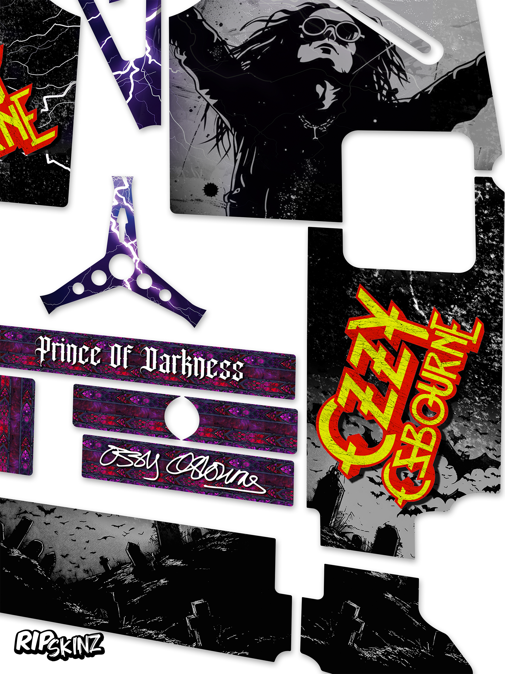 Prince Of Darkness Graphics Kit - Crazy Cart XL